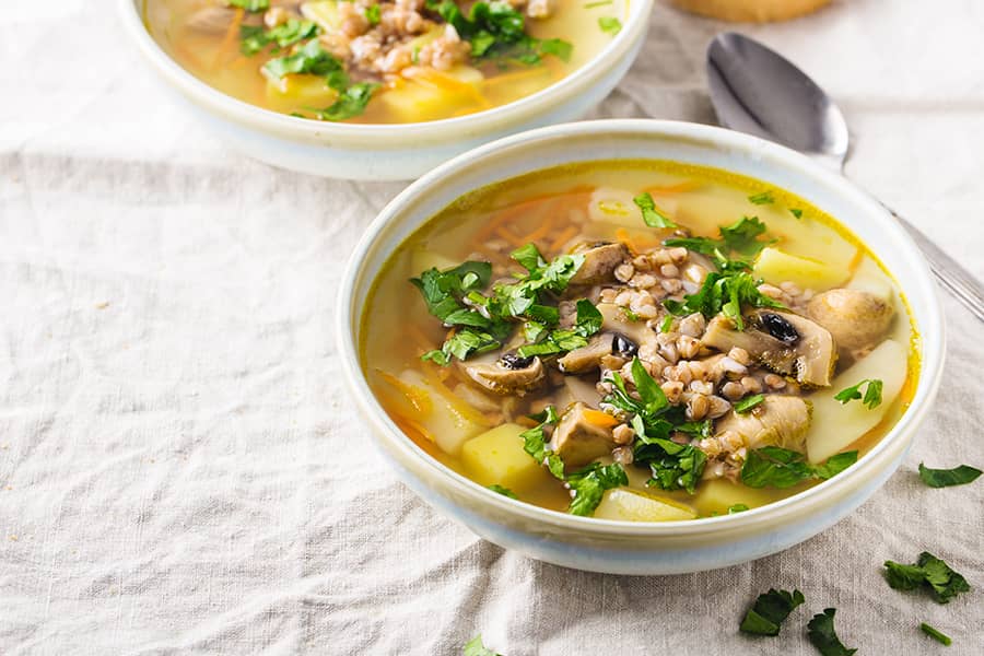 How to cook buckwheat groats soup